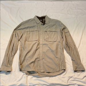 REI Sahara Long Sleeve Field Shirt Men Medium M